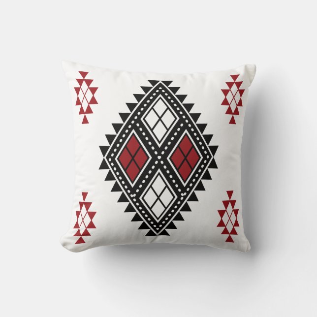 Cojín Decorativo Patrón M'zab (Anverso)