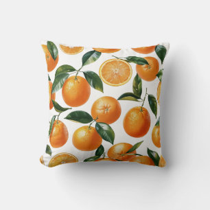 Cojín Decorativo Patrón naranja