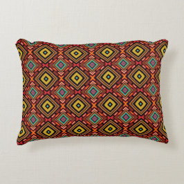 Cojín Decorativo Patrón Nativo Tribal Indígena