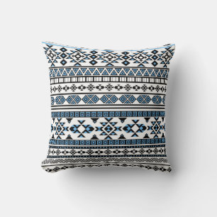 Cojín Decorativo Patrón Navajo Geométrico del Triángulo Étnico