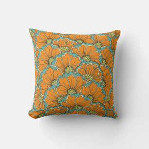 Cojín Decorativo patrón oriental ininterrumpido