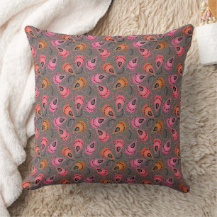 Cojín Decorativo Patrón Paisley.