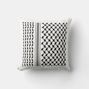 Cojín Decorativo Patrón palestino de keffiyeh (Kūfīyah)