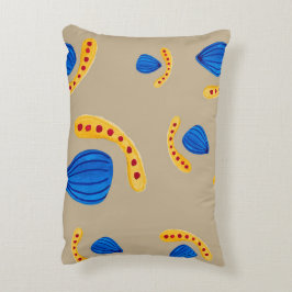 Cojín Decorativo Patrón pintado a mano boho tono tierra