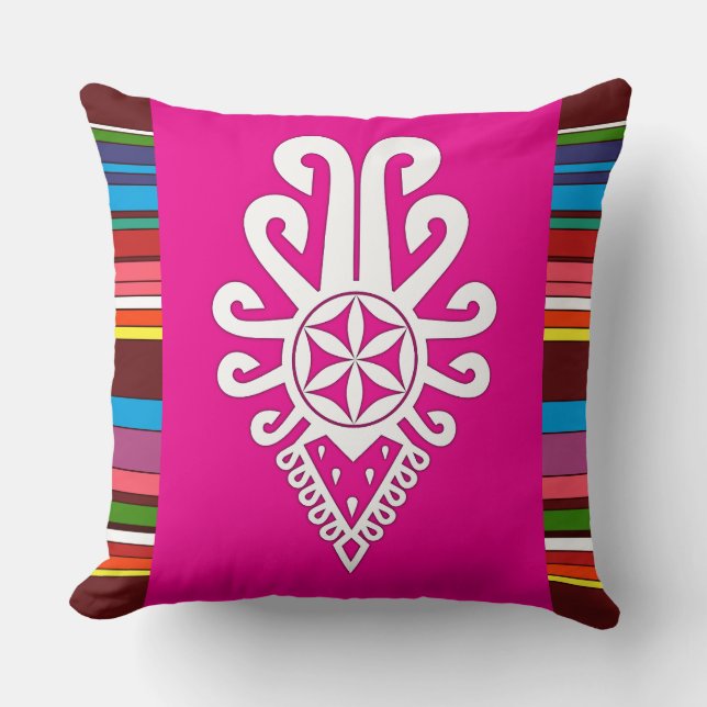 Cojín Decorativo Patrón popular de los montañeses polacos - Parzeni (Anverso)