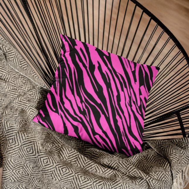 Cojín Decorativo patrón Purpurinoso de cebra púrpura (Subido por el creador)