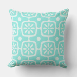 Cojín Decorativo patrón retro estilo bloque de brisa