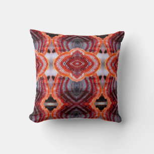 Cojín Decorativo patrón rojo y blanco