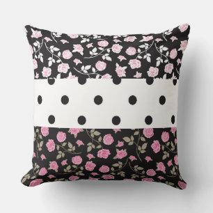 Cojín Decorativo Patrón rosa 'almohada decorativa reversible