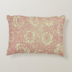 Cojín Decorativo Patrón rosa de bonito