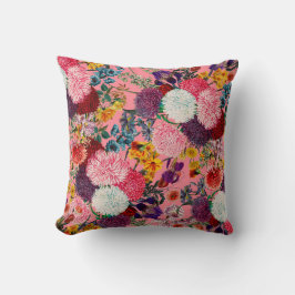 Cojín Decorativo Patrón rosa floral