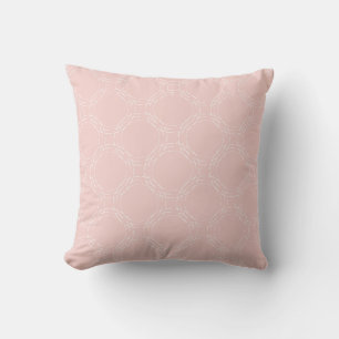 Cojín Decorativo Patrón Rosa Pastel Chic