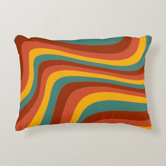 Cojín Decorativo Patrón S Groovy Wavy 70 (Anverso)