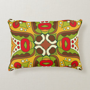 Cojín Decorativo Patrón Seamless de Estilo Étnico Oriental