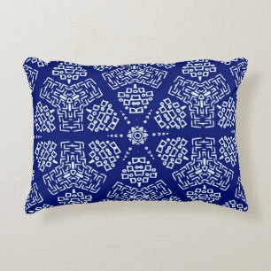 Cojín Decorativo Patrón sin fisuras de rayas pintadas a mano con et