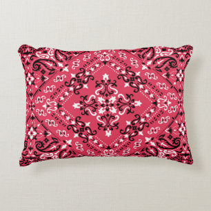 Cojín Decorativo Patrón sin foco basado en ornamento Paley Bandana