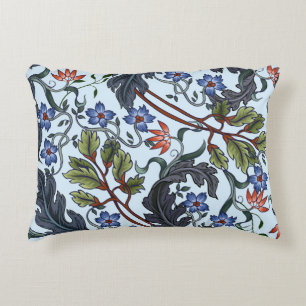 Cojín Decorativo Patrón sin foco con flores de estilo art deco. M