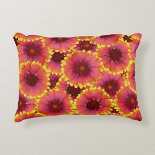 Cojín Decorativo Patrón sin soldadura Gaillardia