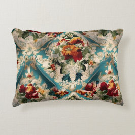 Cojín Decorativo Patrón sinusal floral italiano