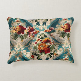 Cojín Decorativo Patrón sinusal floral italiano