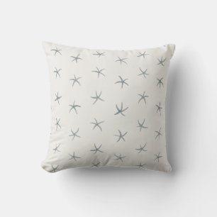 Cojín Decorativo Patrón Starfish Gris Smoestack OffWhite