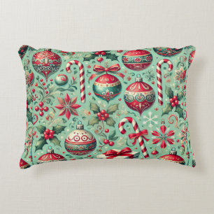 Cojín Decorativo Patrón temático de Navidad