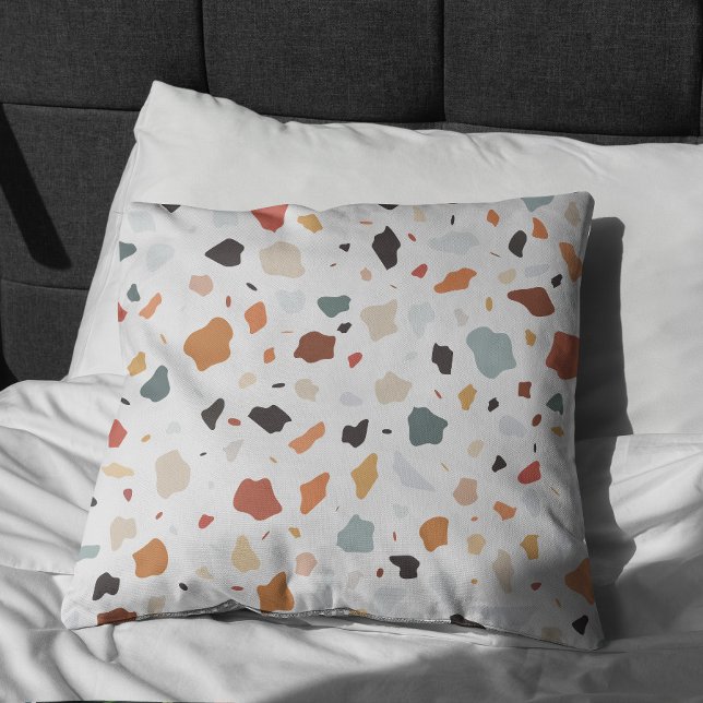 Cojín Decorativo Patrón Terrazo (Terrazzo Pillow)