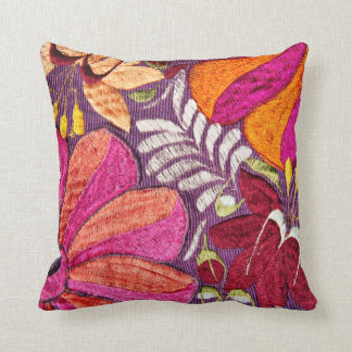Cojín Decorativo Patrón textil mexicano