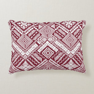 Cojín Decorativo Patrón transparente azteca