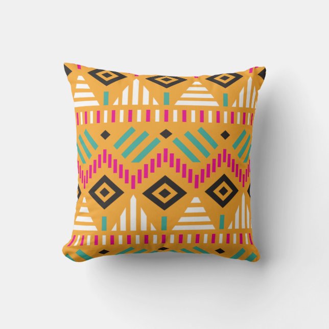 Cojín Decorativo Patrón tribal (Anverso)