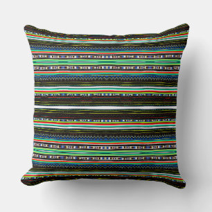 Cojín Decorativo Patrón tribal decorativo colorido lindo