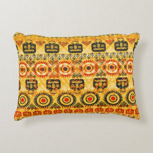 Cojín Decorativo Patrón tribal sin soldadura