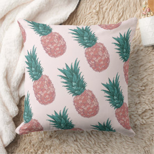 Cojín Decorativo Patrón Tropical de Piña