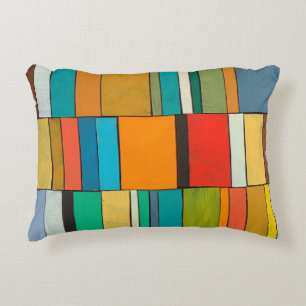 Cojín Decorativo Patrón tropical exótico abstracto con color brilla