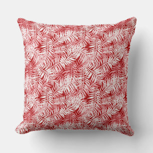 Cojín Decorativo Patrón tropical hojas de palma