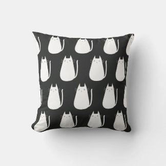 Cojín Decorativo Patrón vectorial minimalista perfecto de blanco di