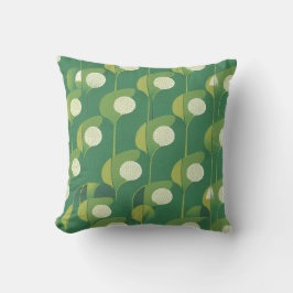 Cojín Decorativo Patrón verde de suerte