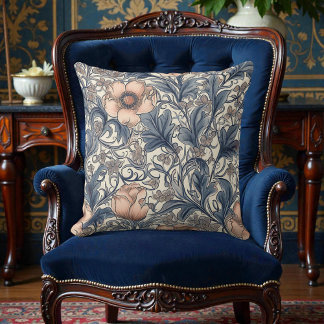 Cojín Decorativo Patrón Vintage de William Morris