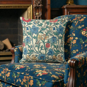 Cojín Decorativo Patrón Vintage de William Morris