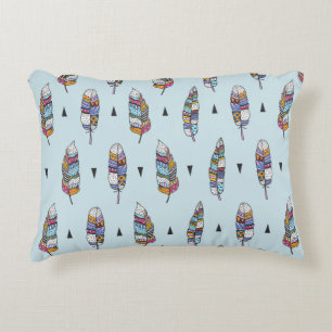 Cojín Decorativo Patrón vintage dibujado a mano. Boho sin mar