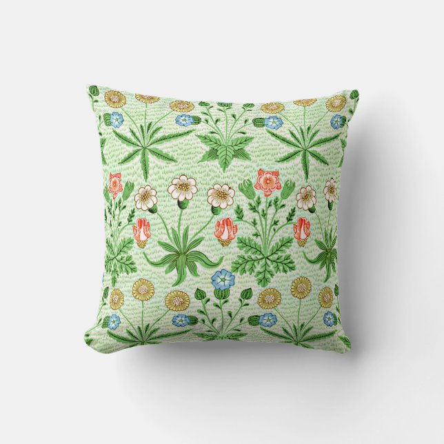 Cojín Decorativo Patrón William Morris, Daisy (Anverso)