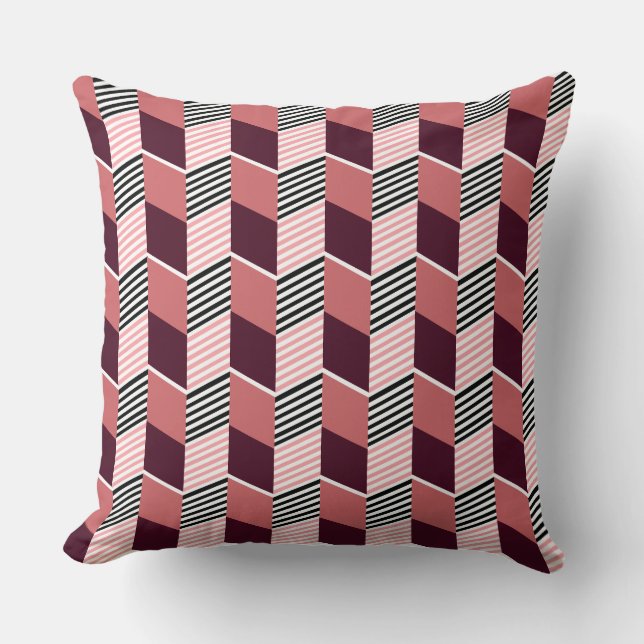 Cojín Decorativo Patrones de Geometría Gráficos (Anverso)