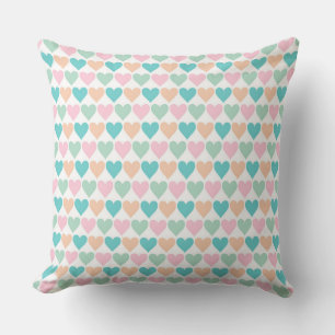 COJÍN DECORATIVO PATRONES DE NARANJA Y ROPA VERDE AQUA