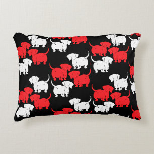 Cojín Decorativo Patrones de perro de Dachshund alemanes
