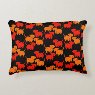 Cojín Decorativo Patrones de perro de Dachshund alemanes