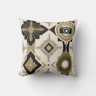 Cojín Decorativo patrones de vestimenta vintage de los años 50