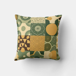 Cojín Decorativo Patrones geométricos ecológicos