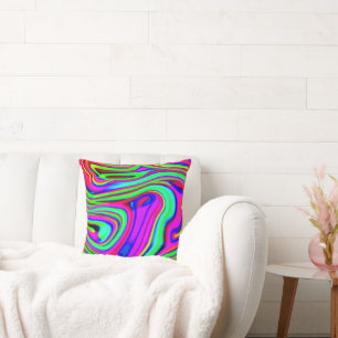 Cojín Decorativo Patrones Neones Coloridos. ¡Hazte con una en Zazzl
