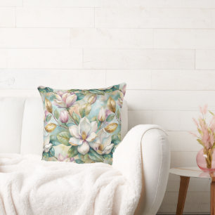 Cojín Decorativo Pattern Elegant Magnolia Flowers