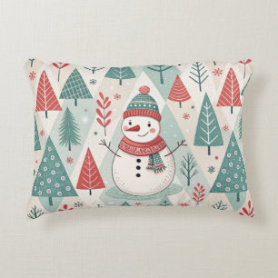Cojín Decorativo Pattern Scandinavian Snowman